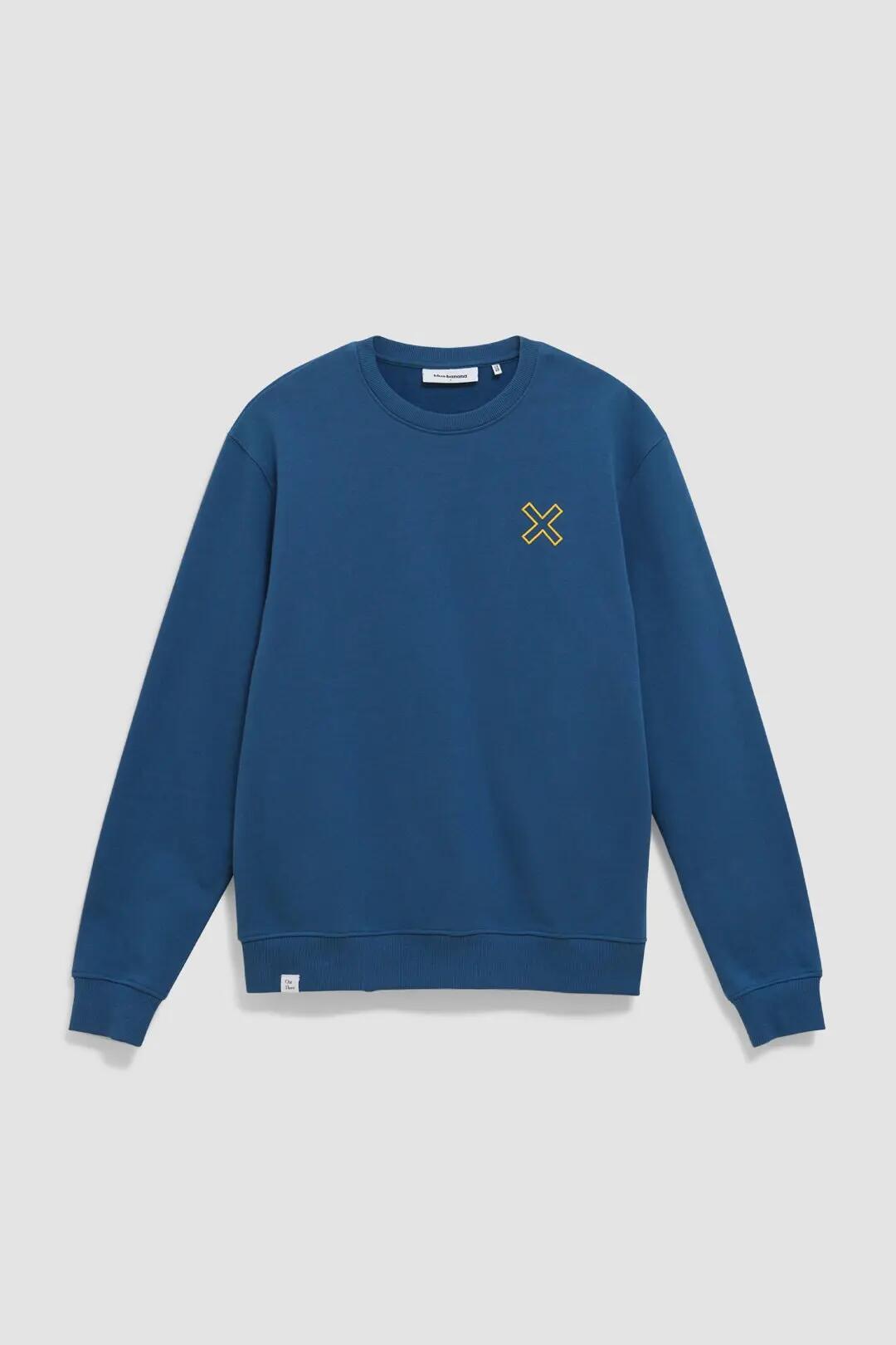 Sudadera Blue Banana de 100% Algodón Orgánico Reef Indigo Blue 7/7