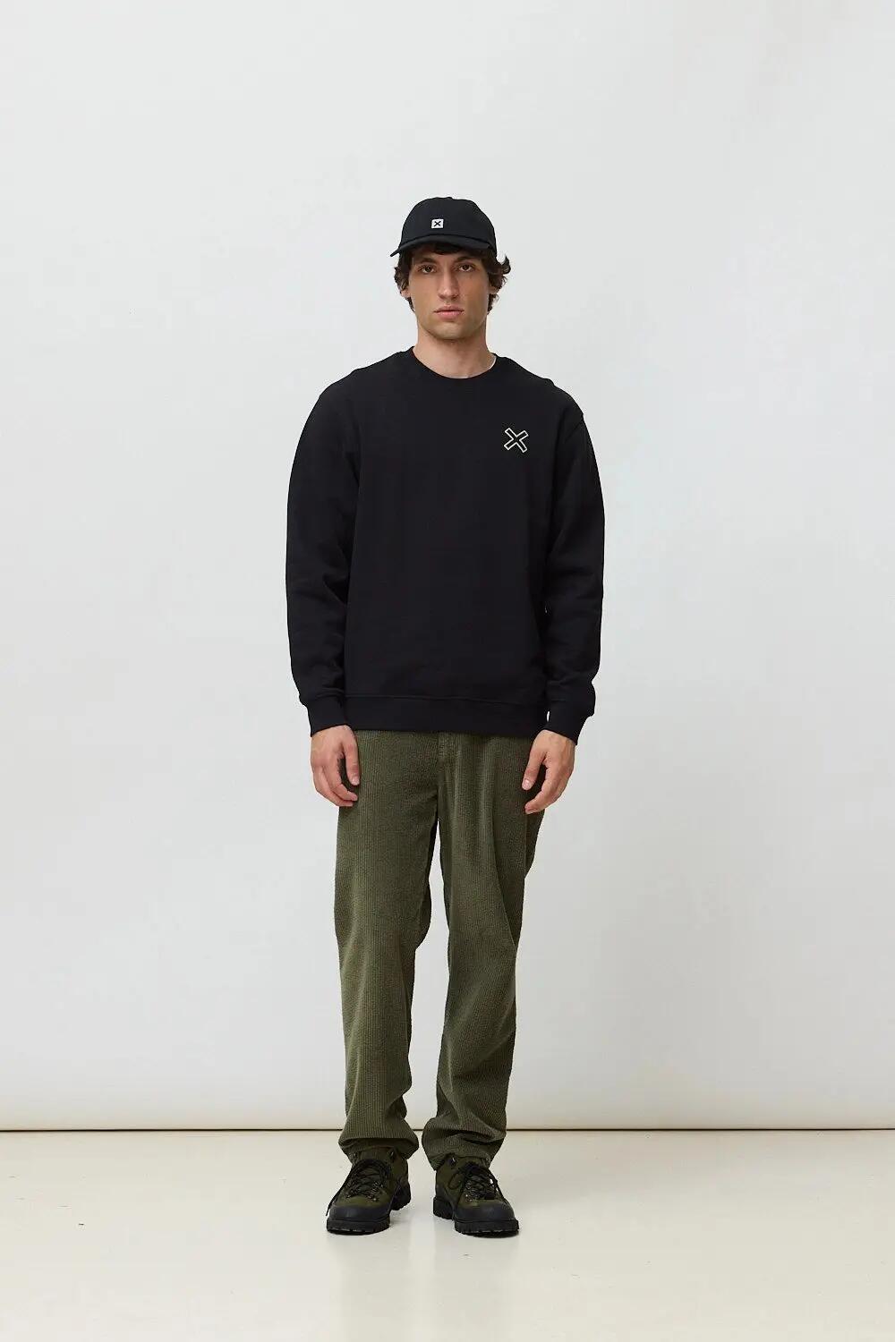 Sudadera Blue Banana de 100% Algodón Orgánico Reef Negra 3/7