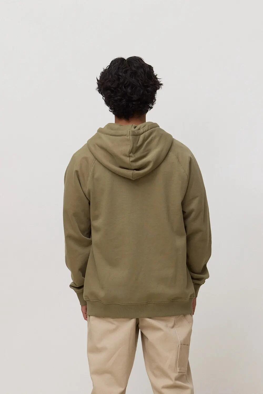Sudadera con Capucha Blue Banana de 100% Algodón Orgánico Boost Olive Green 2/7