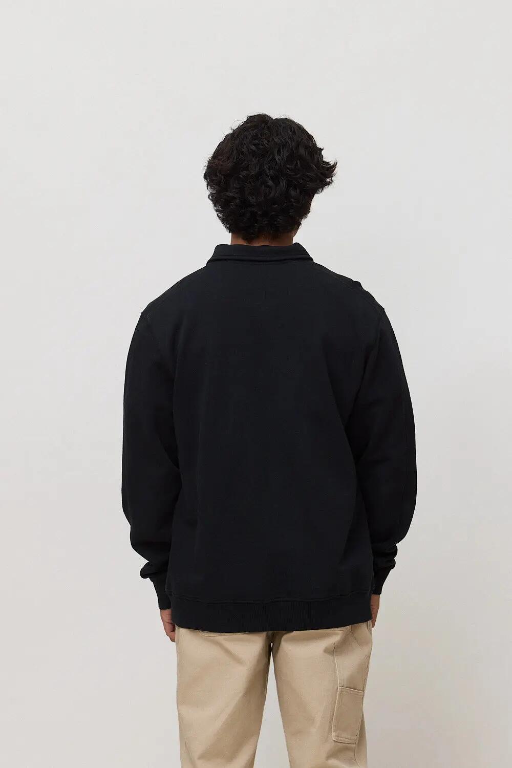 Sudadera Blue Banana de 100% Algodón Orgánico Polo Negra 2/7
