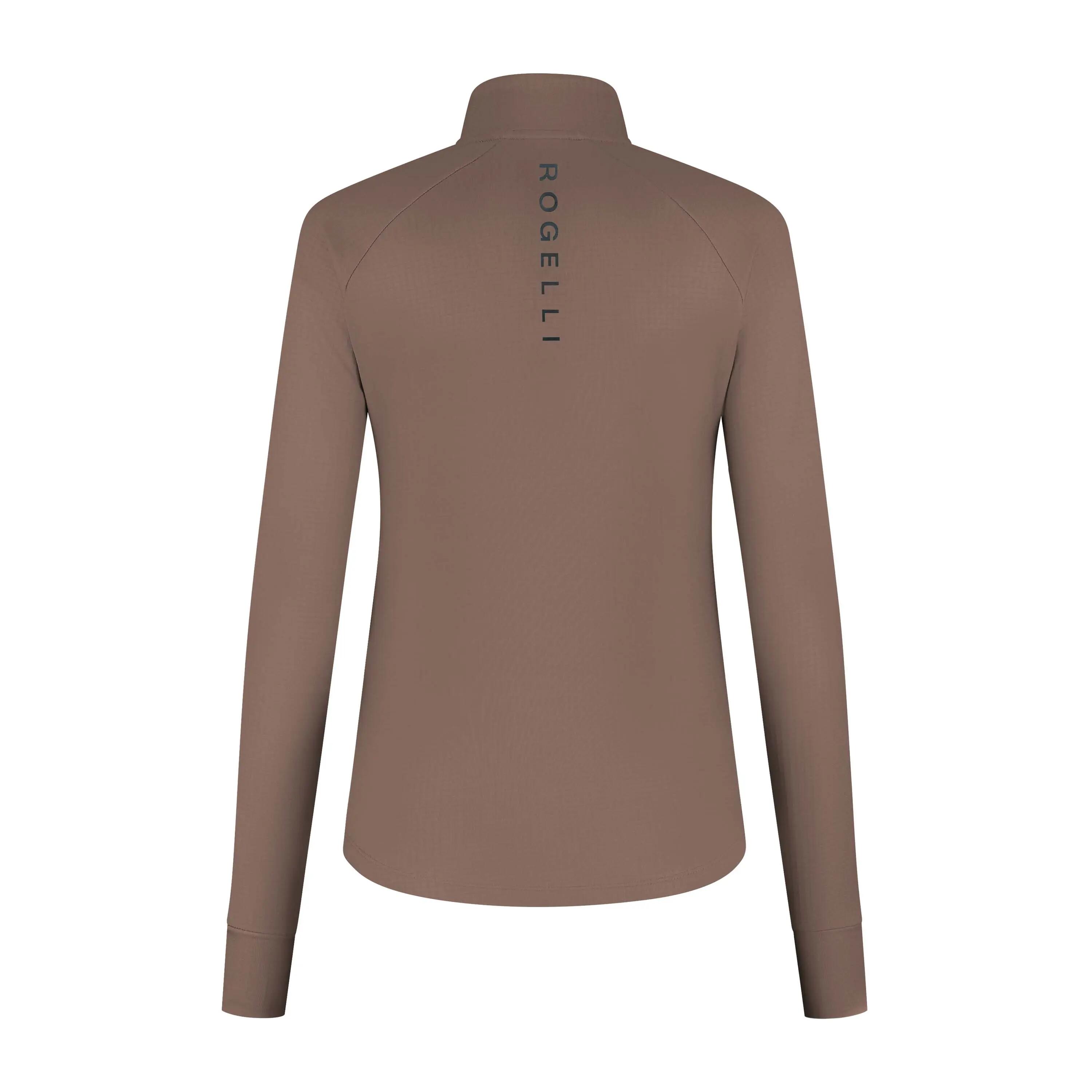 Camisola de Manga Comprida de Corrida Mulher Essential Moca 3/6