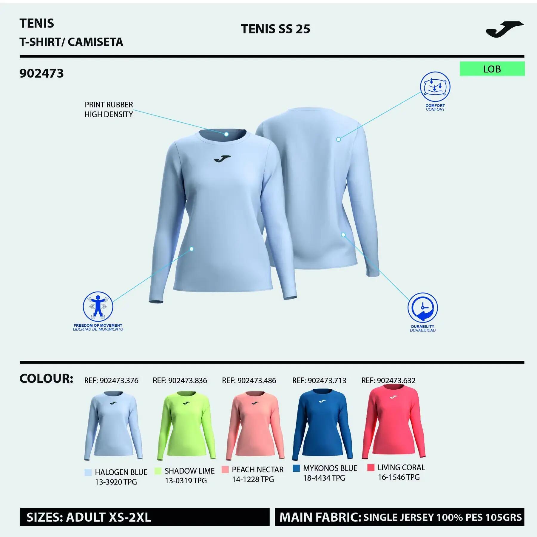 Maglia a maniche lunghe da donna Joma Challenge 4/5