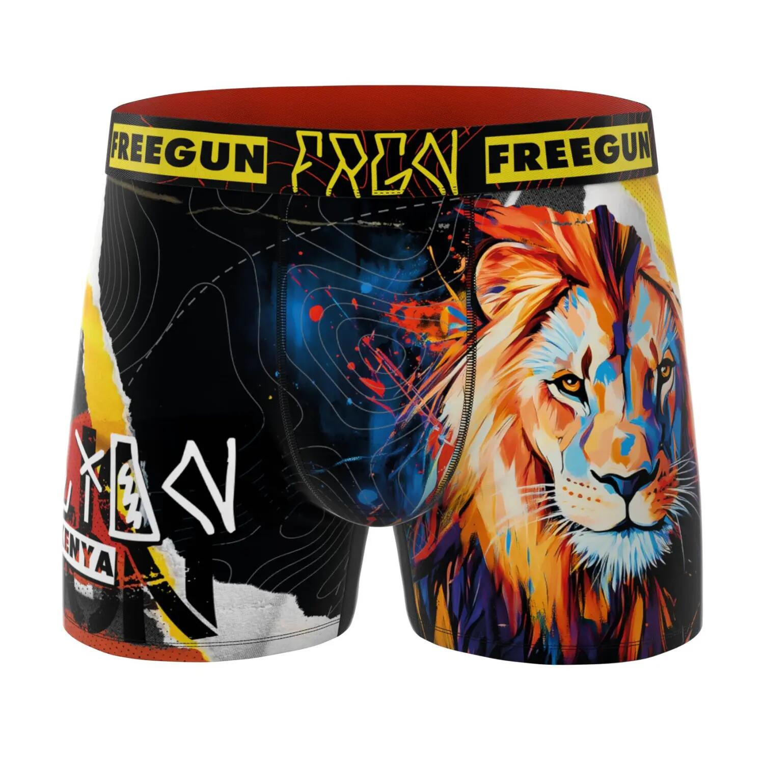 Lot de 3 boxers junior collection Pop Art Animals 4/5