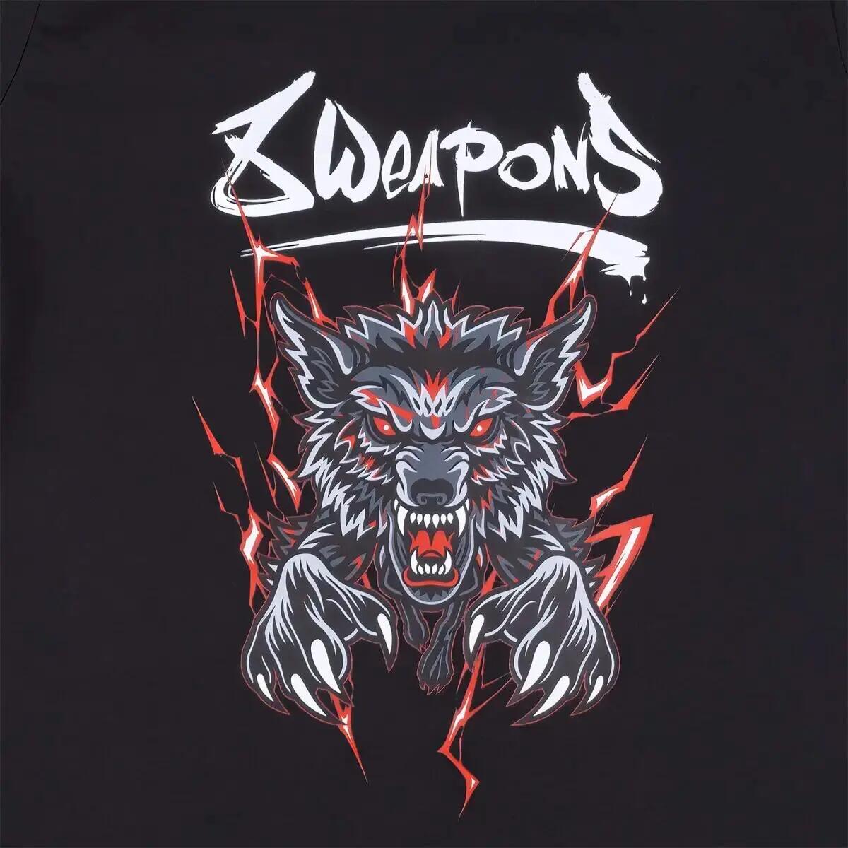 T-shirt loup bestial enfant 8 Weapons 4/5
