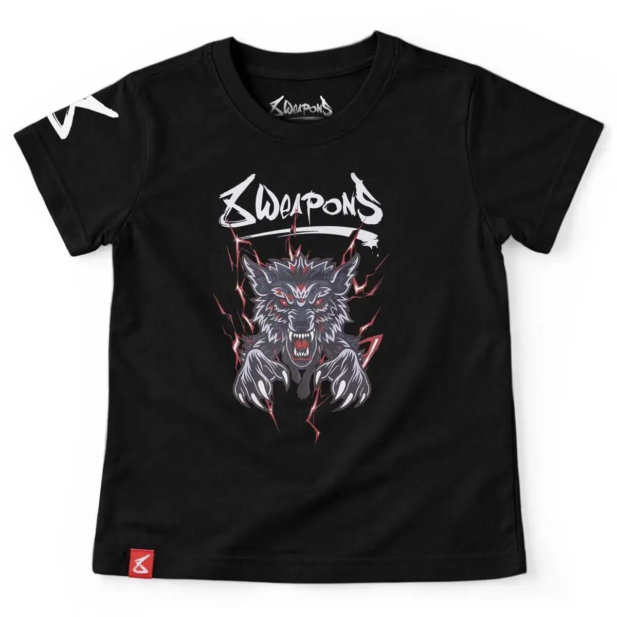T-shirt loup bestial enfant 8 Weapons 2/5