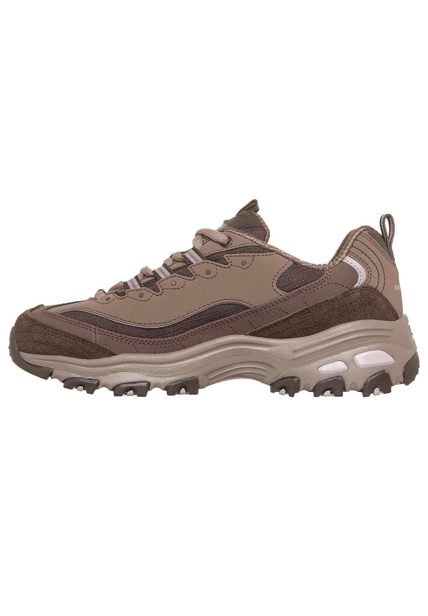Skechers Damen DLites Modern Classic Sneaker Chocolate 5/5
