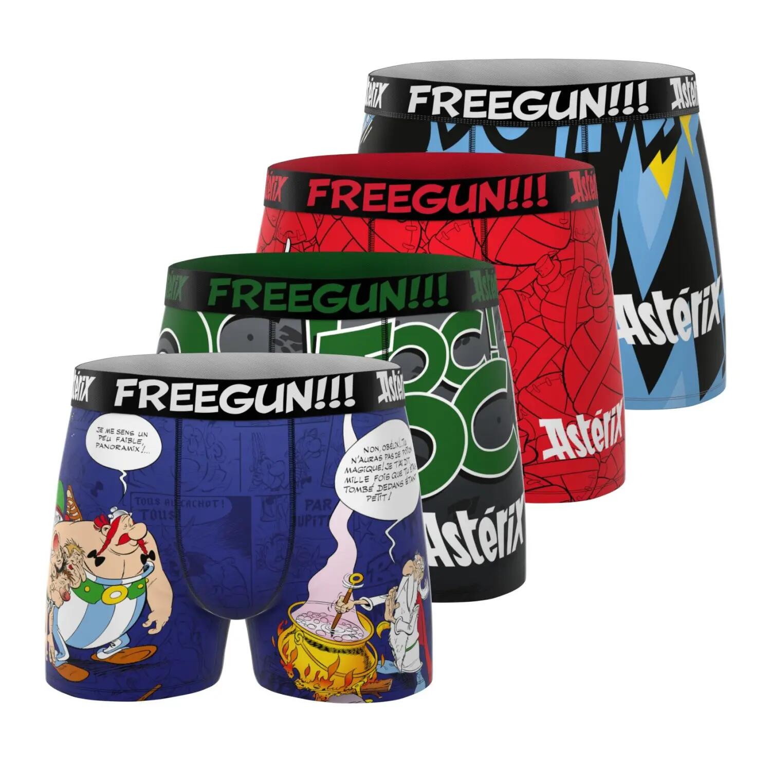 Lot de 4 boxers junior Asterix 1/5