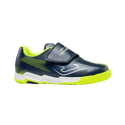 Scarpe Futsal Bambini Joma Supercopa Jr 26 IN Blu Marino