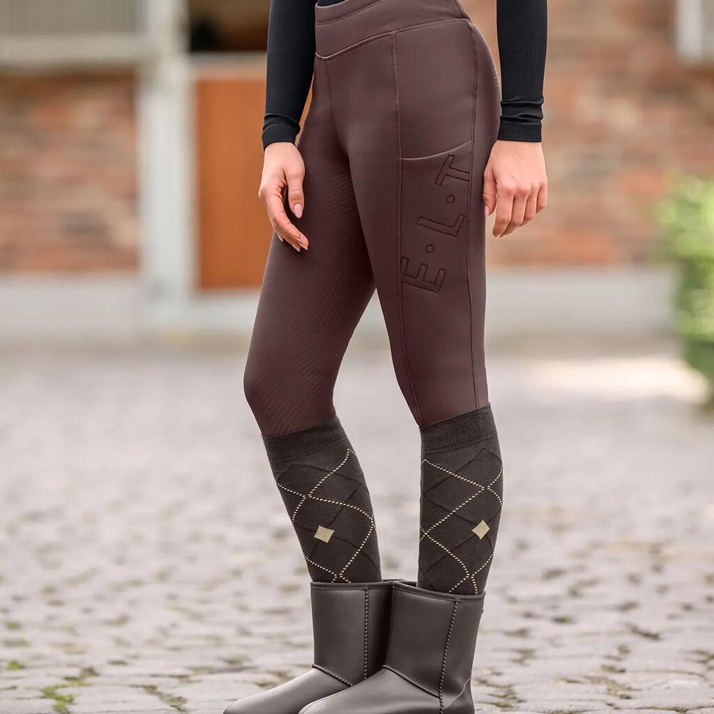 Women's full grip riding leggings ELT Rica Teddy