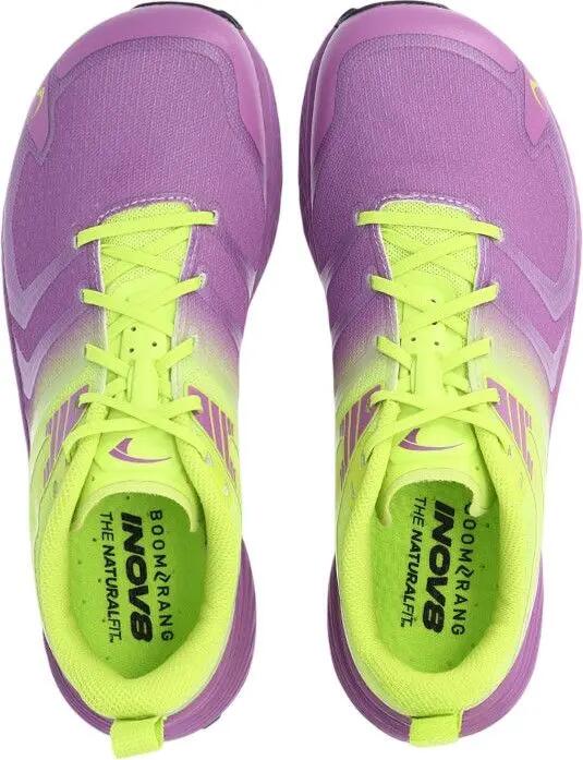 Zapatillas de trail Inov-8 TrailTalon Speed moradas/verdes para mujer 3/5