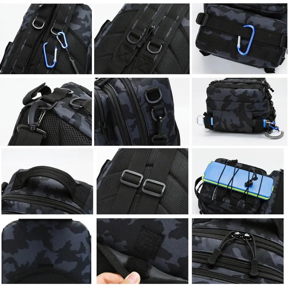 Rucsac de plaja din plasa, réglable, vert 8/8