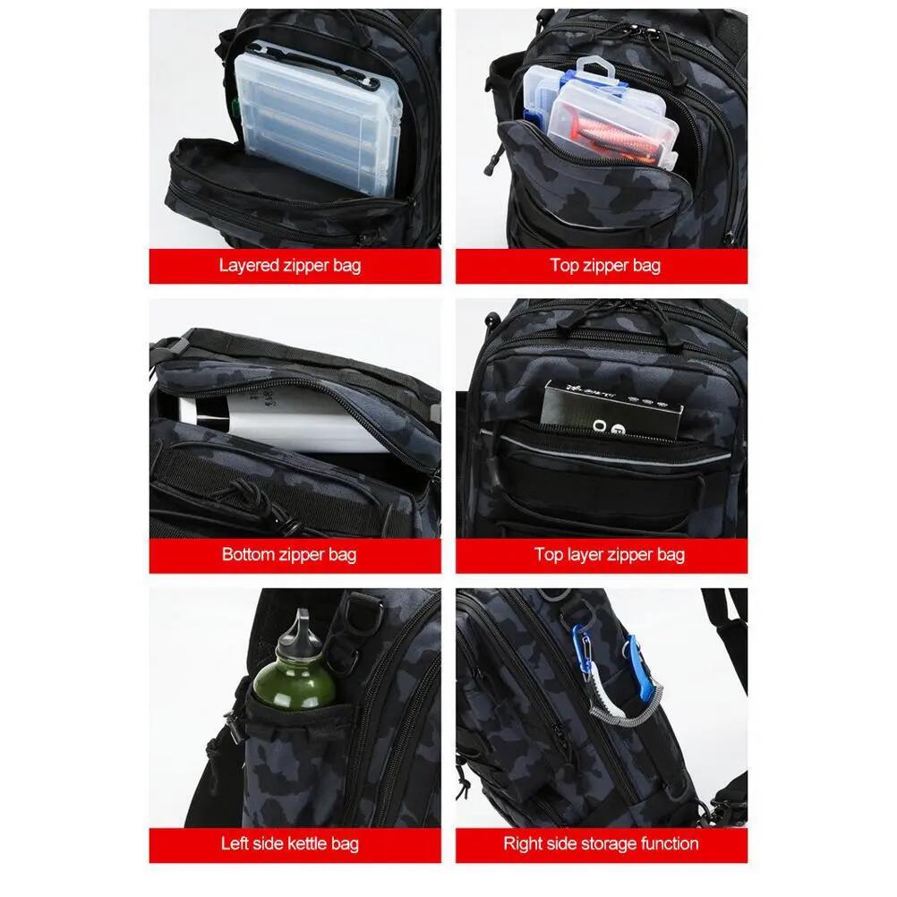Rucsac de plaja din plasa, réglable, vert 4/8