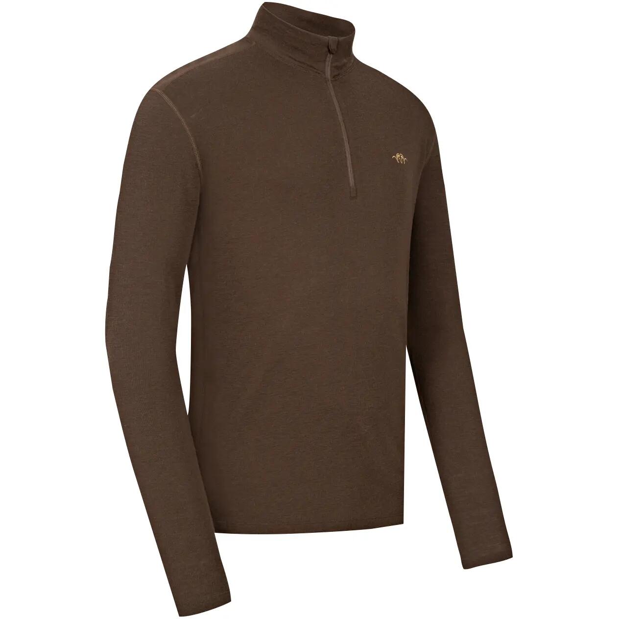 Blaser Jonar Merino Base Layer HZ Herren (Dunkelbraun) Größe S 3/4