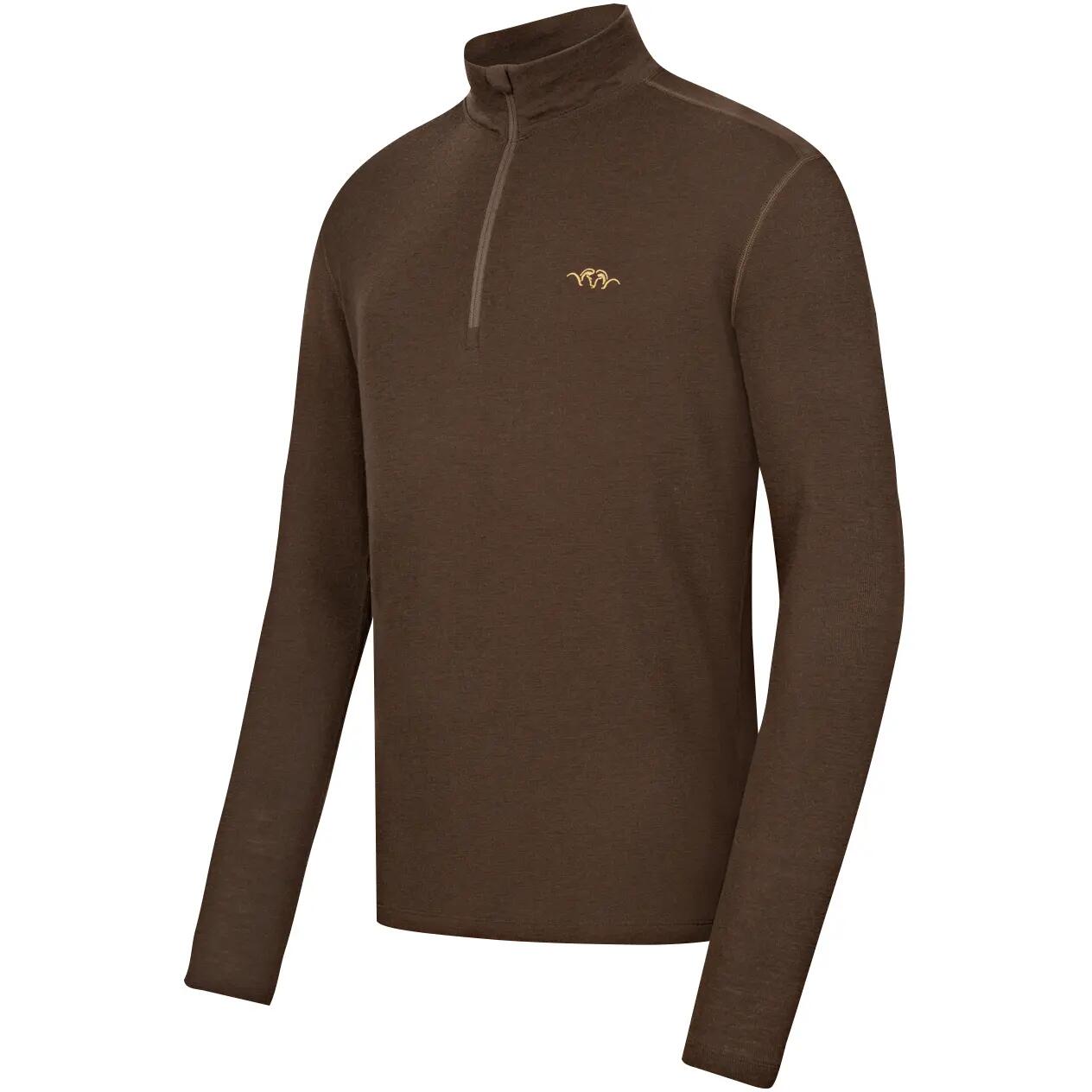 Blaser Jonar Merino Base Layer HZ Herren (Dunkelbraun) Größe S 2/4