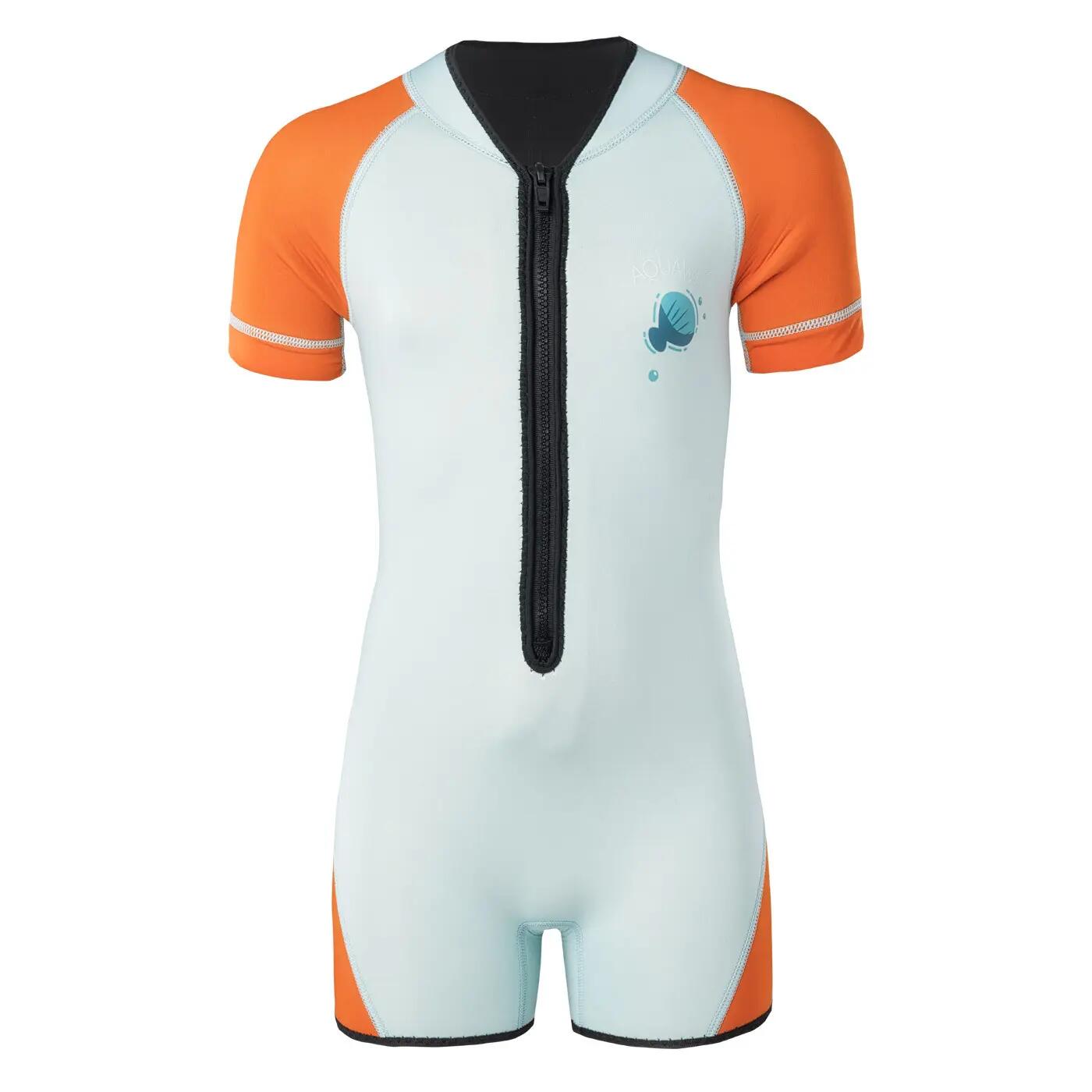 Combinaison shorty de surf enfant Aquawave 2 mm Surfini Front-Zip 1/5