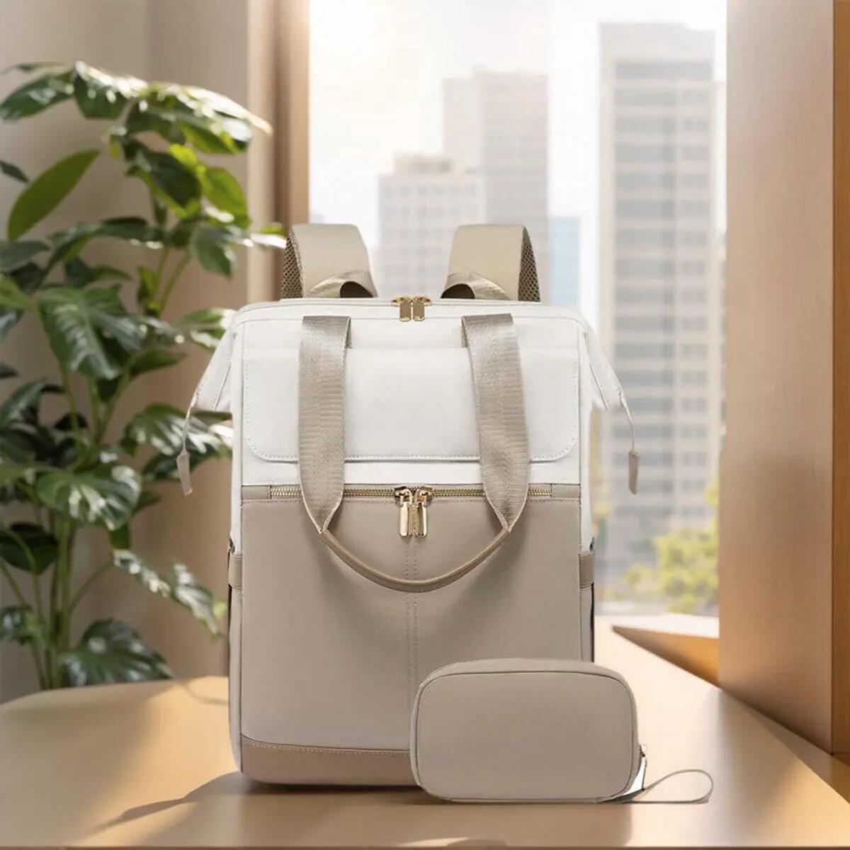 Sac à dos pour femme, cartable d'école étanche pour ordinateur portable, 15.6" 6/6