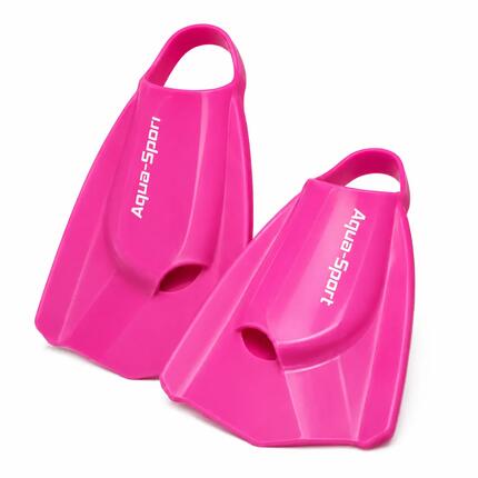 Płetwy treningowe do pływania krótkie na basen Aqua-Sport Fins Pro