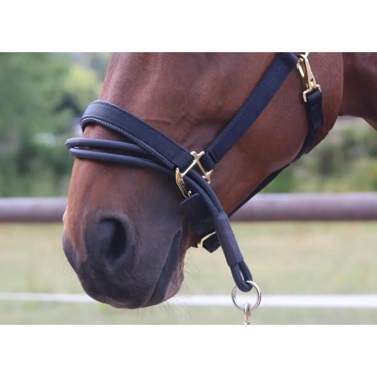 Muserola de caballo KM Elite Ezyloader 3/3