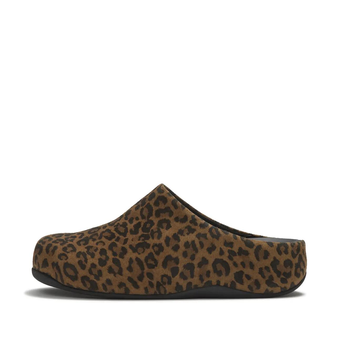 Shuv Suede Leopard Mules 3/7