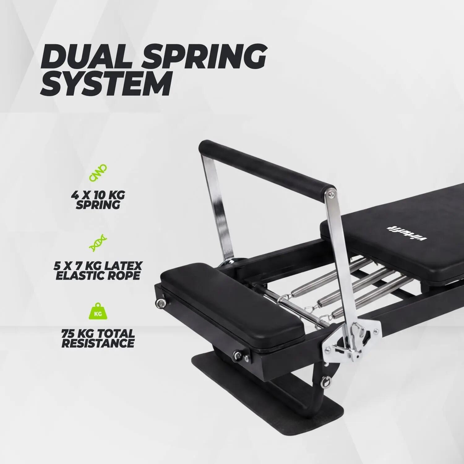 Pilates Reformer - Zwart 6/7