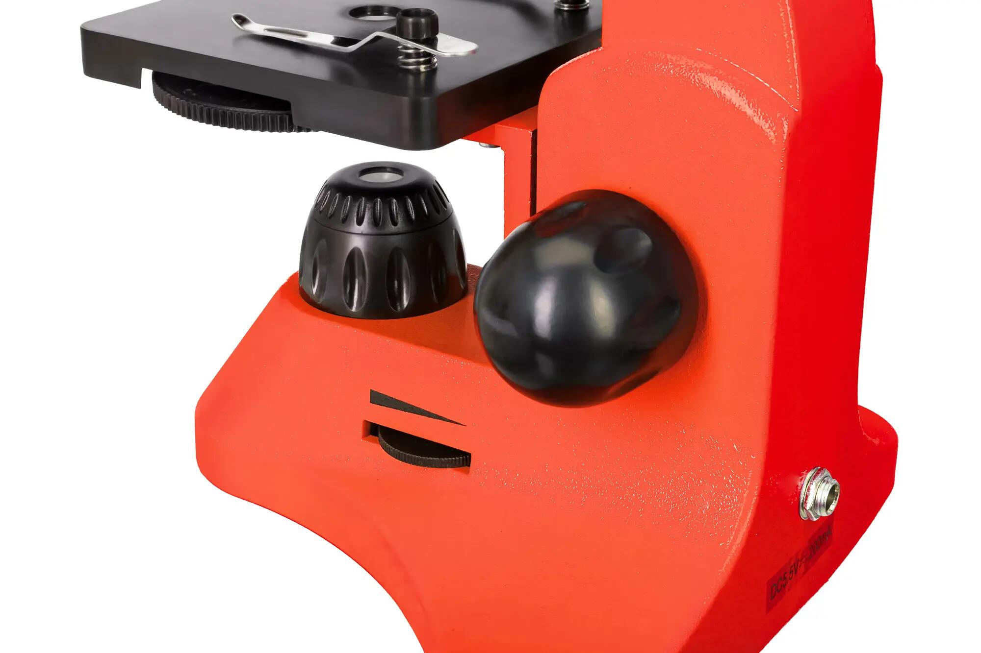 Microscopio Levenhuk Rainbow 50L Arancione con libro in bulgaro 15/15