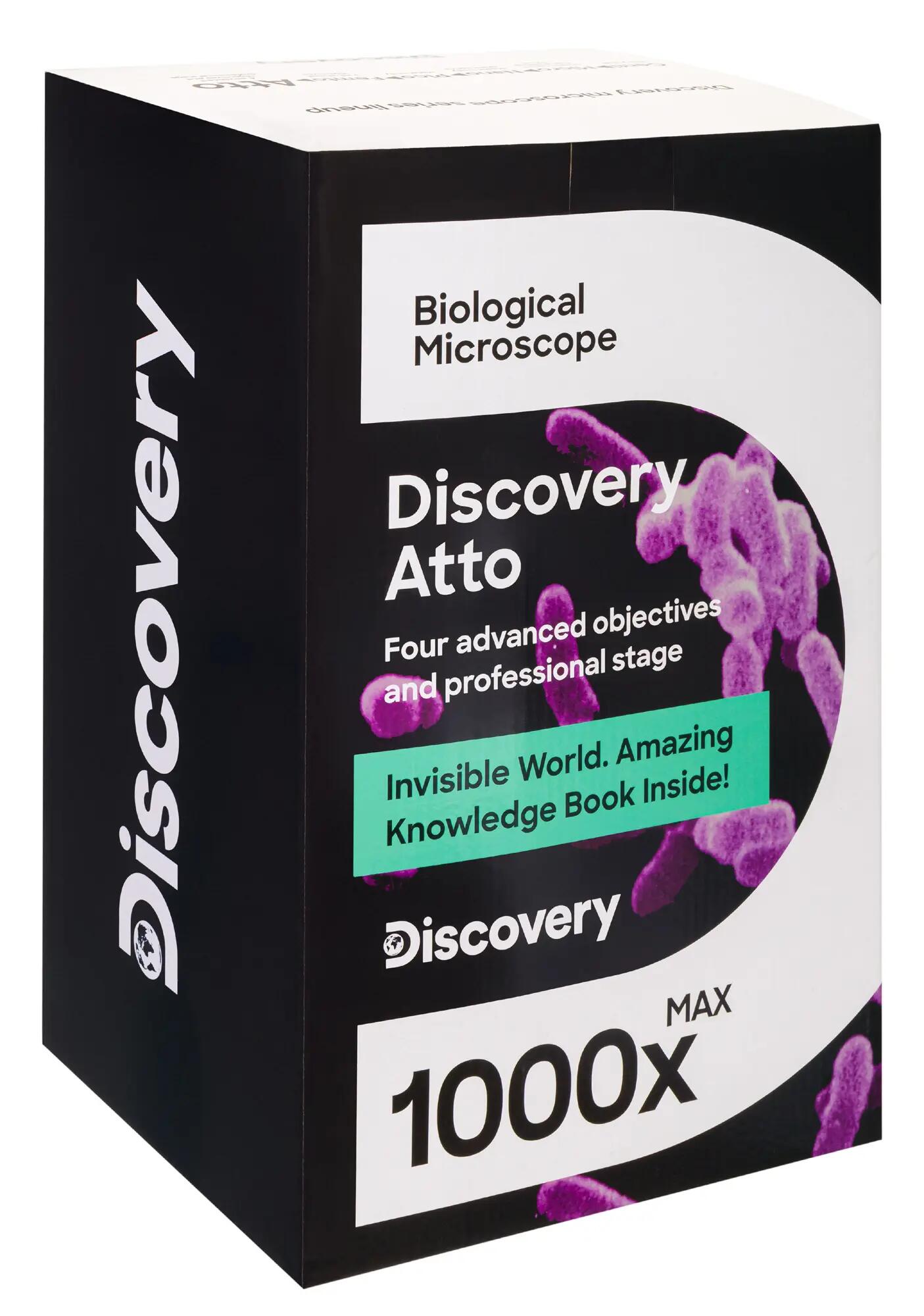 Microscopio digitale Levenhuk Discovery Atto Polar con libro in inglese 14/14