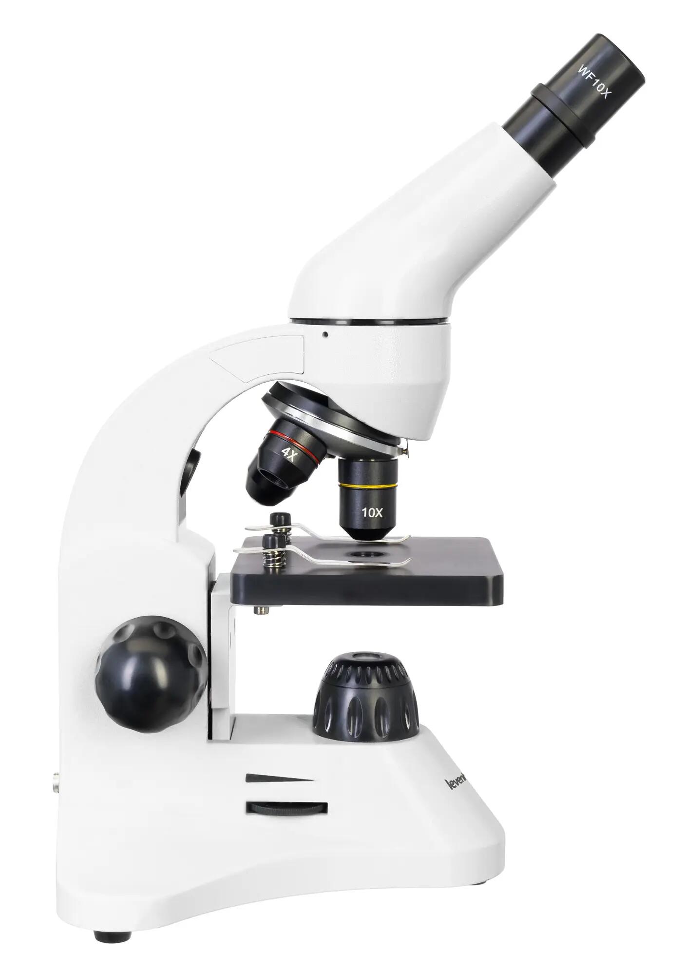 Microscopio Levenhuk Rainbow 50L Pietra lunare con libro in tedesco 8/15