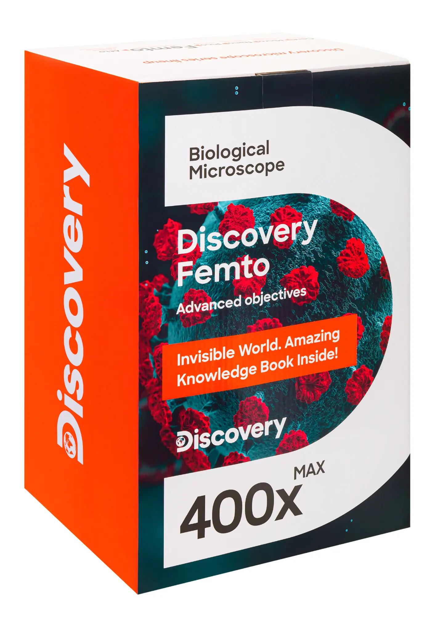 Mikroskop cyfrowy Levenhuk Discovery Femto Polar z książką w języku polskim 9/10