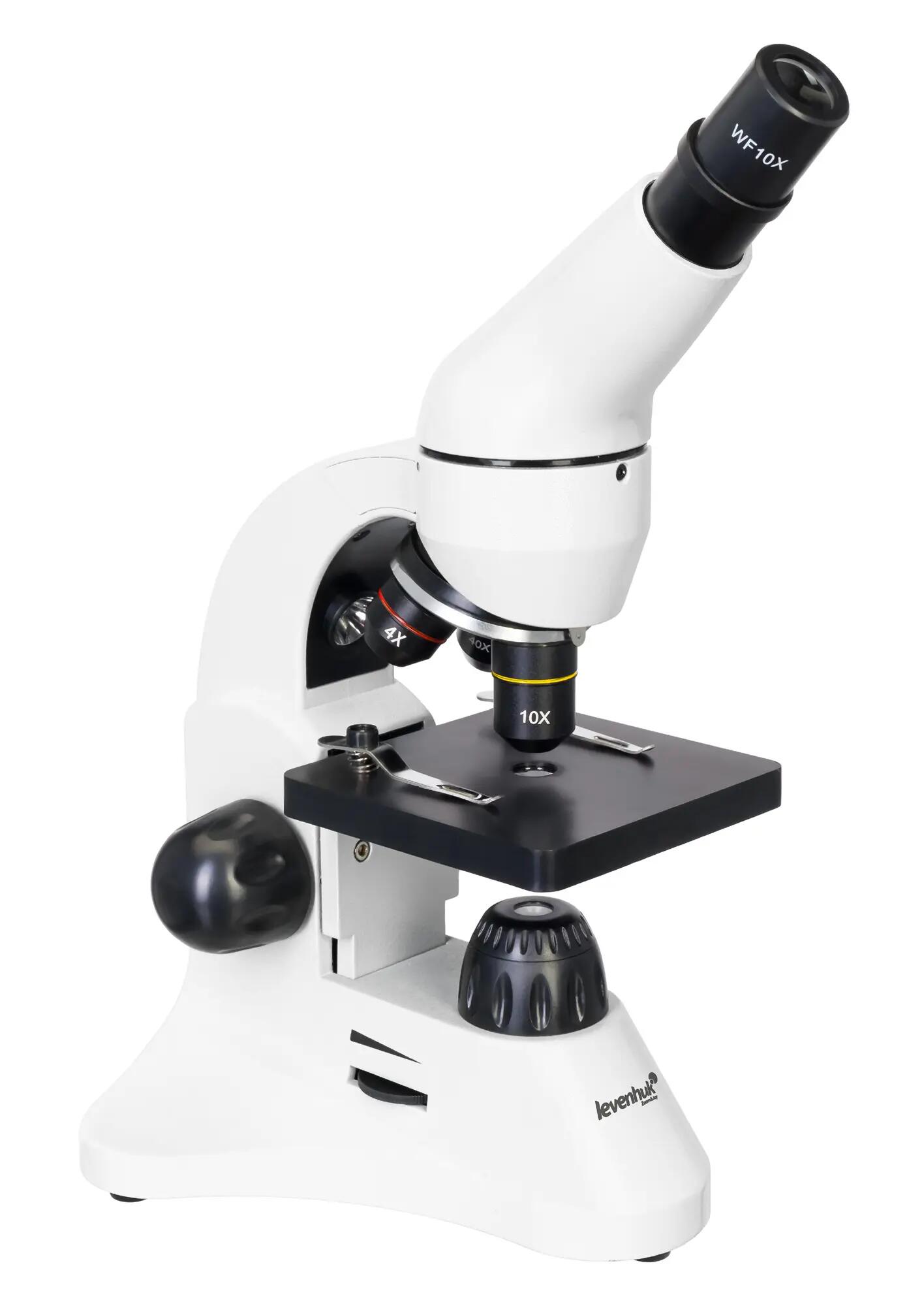Microscopio Levenhuk Rainbow 50L Pietra lunare con libro in tedesco 7/15