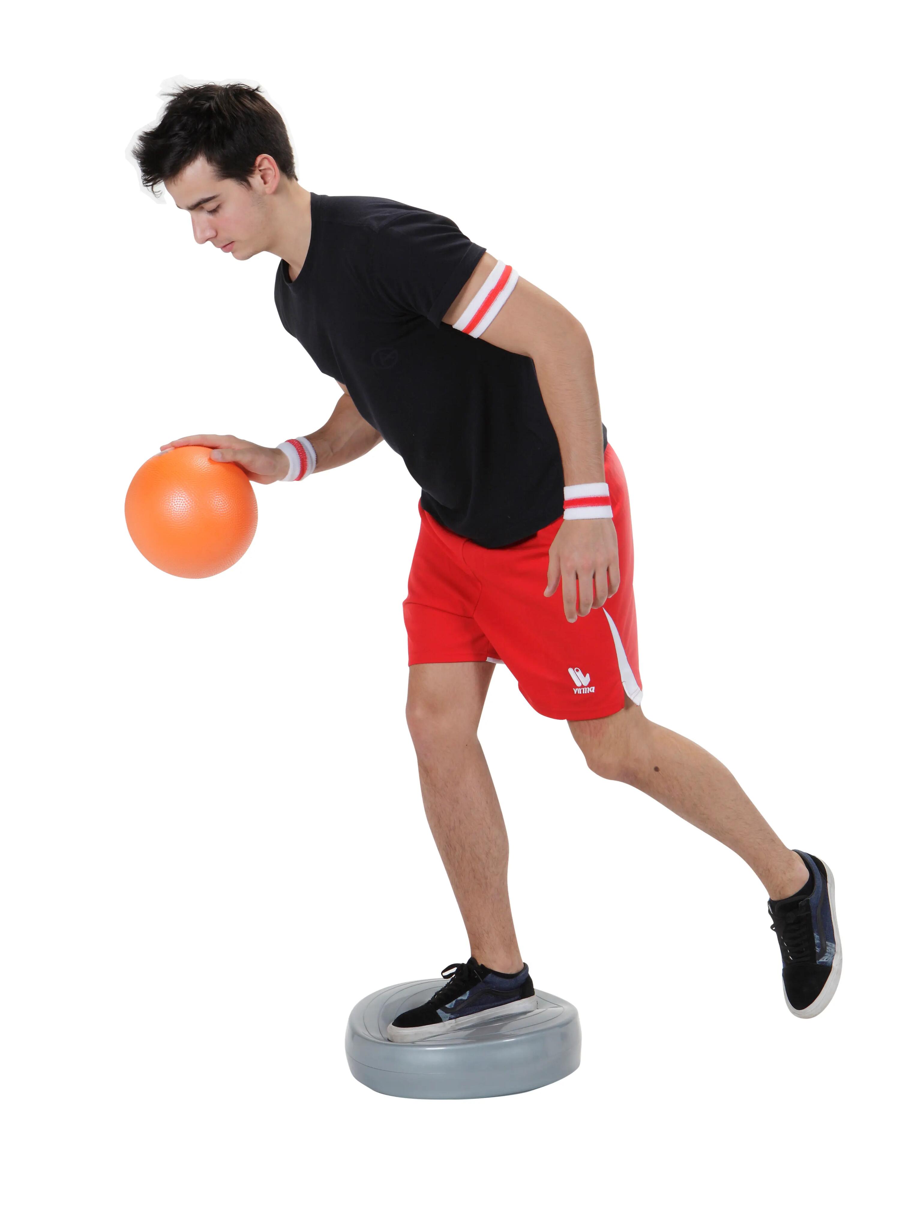 Gymnic Stability Wheel Pedana propriocettiva gonfiabile Ø 40 cm grigia 6/10