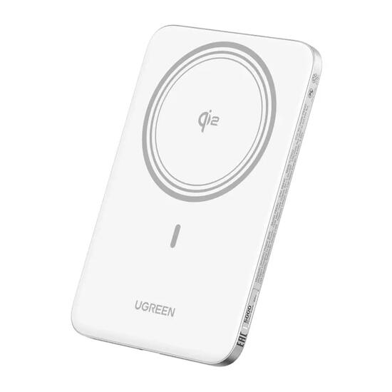 Powerbank UGREEN PB580 5000mAh 15W magnetyczny (biały)