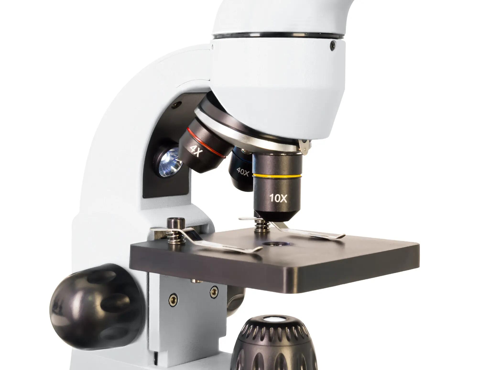 Microscopio Levenhuk Rainbow 50L PLUS Pietra lunare con libro in tedesco 14/15