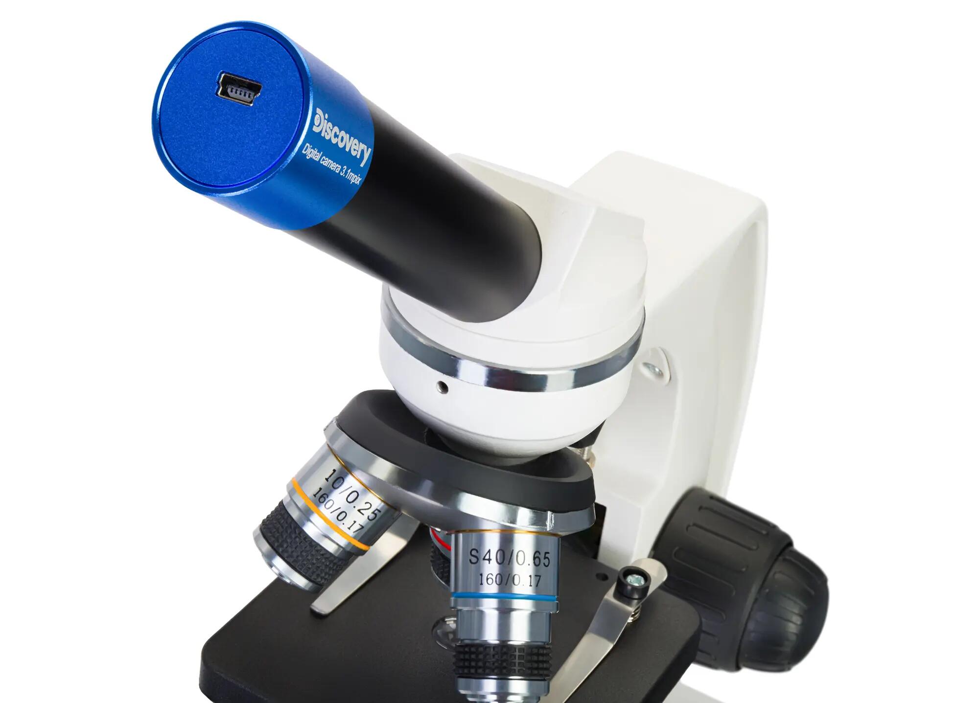 Mikroskop cyfrowy Levenhuk Discovery Femto Polar z książką w języku polskim 4/10