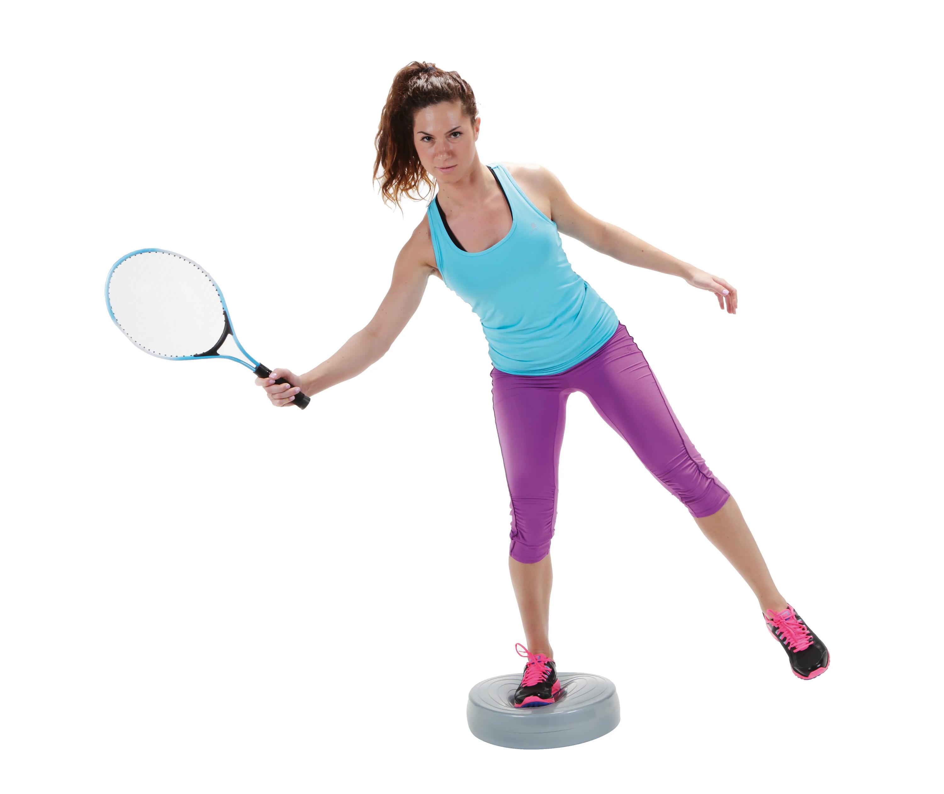 Gymnic Stability Wheel Pedana propriocettiva gonfiabile Ø 40 cm grigia 4/10