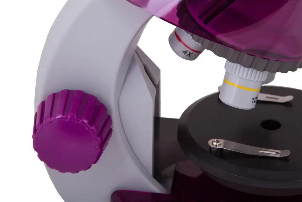 Microscopio Levenhuk LabZZ M101 Ametista con libro in inglese 7/13
