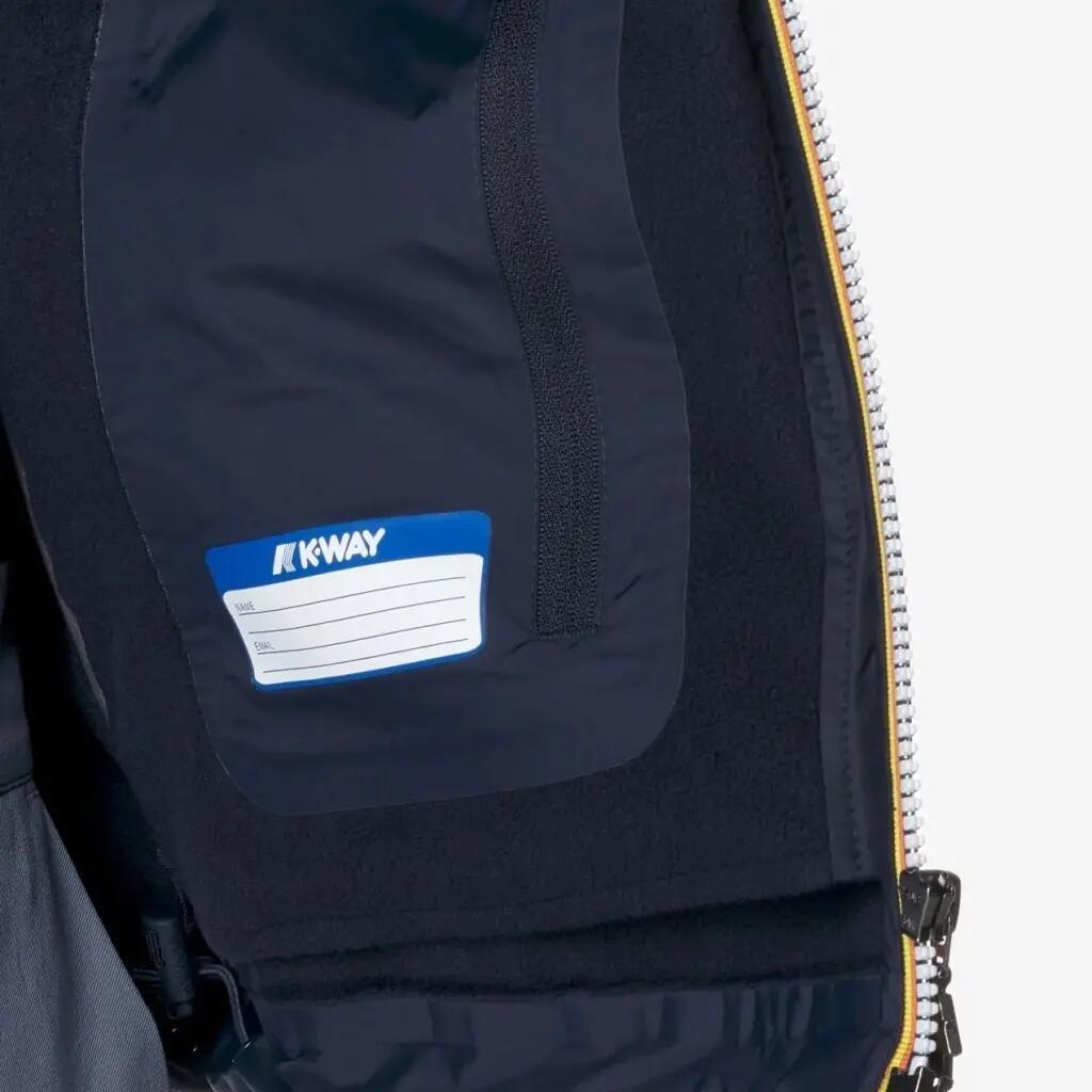 Jaqueta K-way Modelo Jacko Bonded Cor Azul 4/5