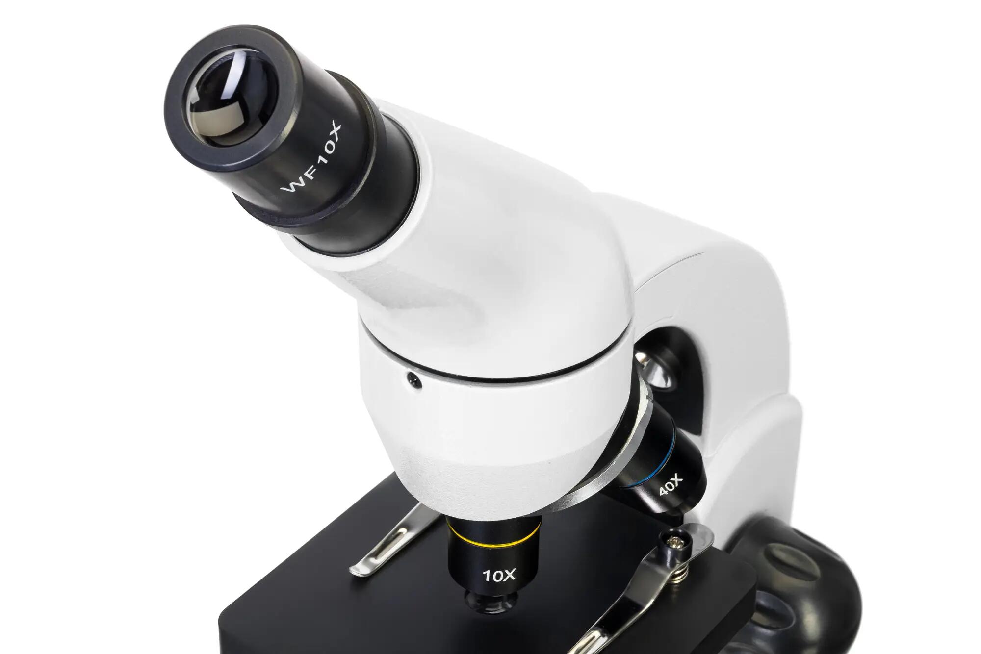 Microscopio Levenhuk Rainbow 50L Pietra lunare con libro in tedesco 11/15