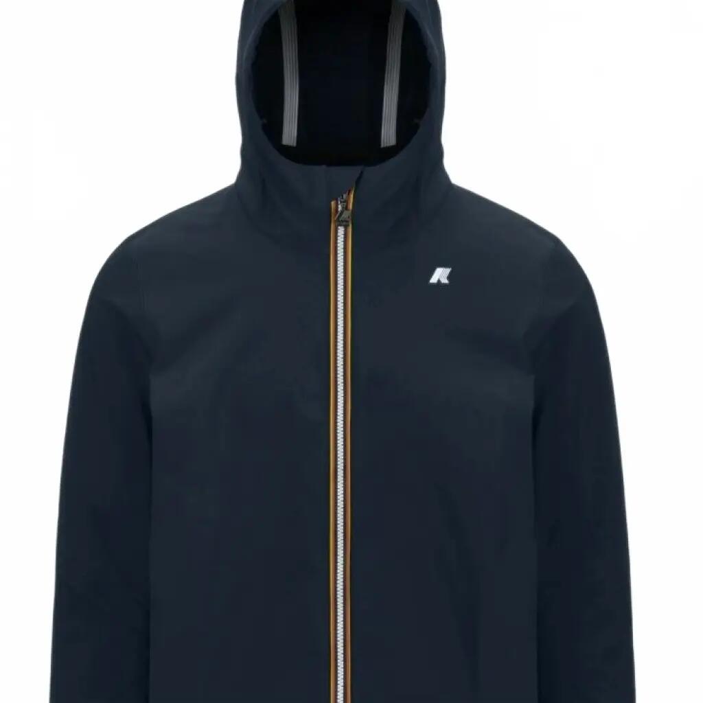Jaqueta K-way Modelo Jacko Bonded Cor Azul 3/5