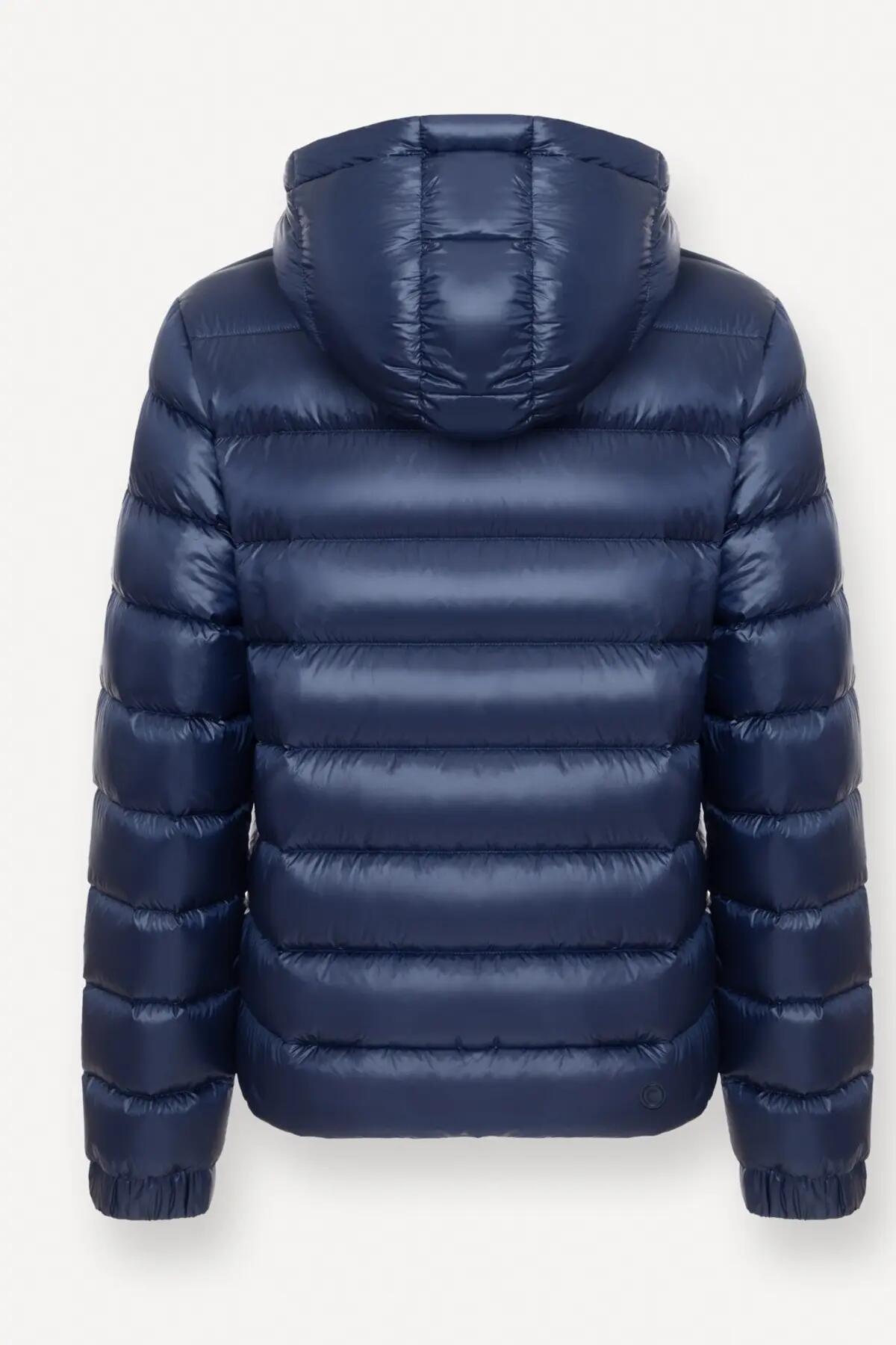 Jaqueta Colmar Modelo 12000071r Quilted Detacheable Hoodi Cor Azul 5/5