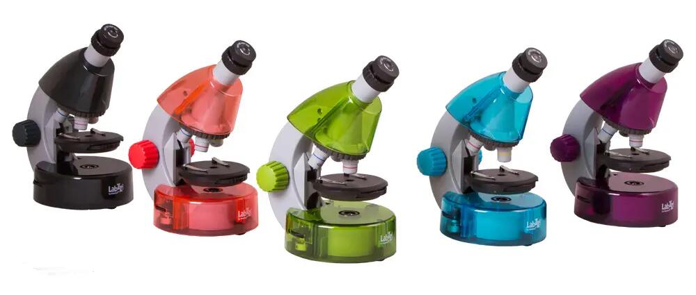 Microscopio Levenhuk LabZZ M101 Arancione con libro in inglese 11/12