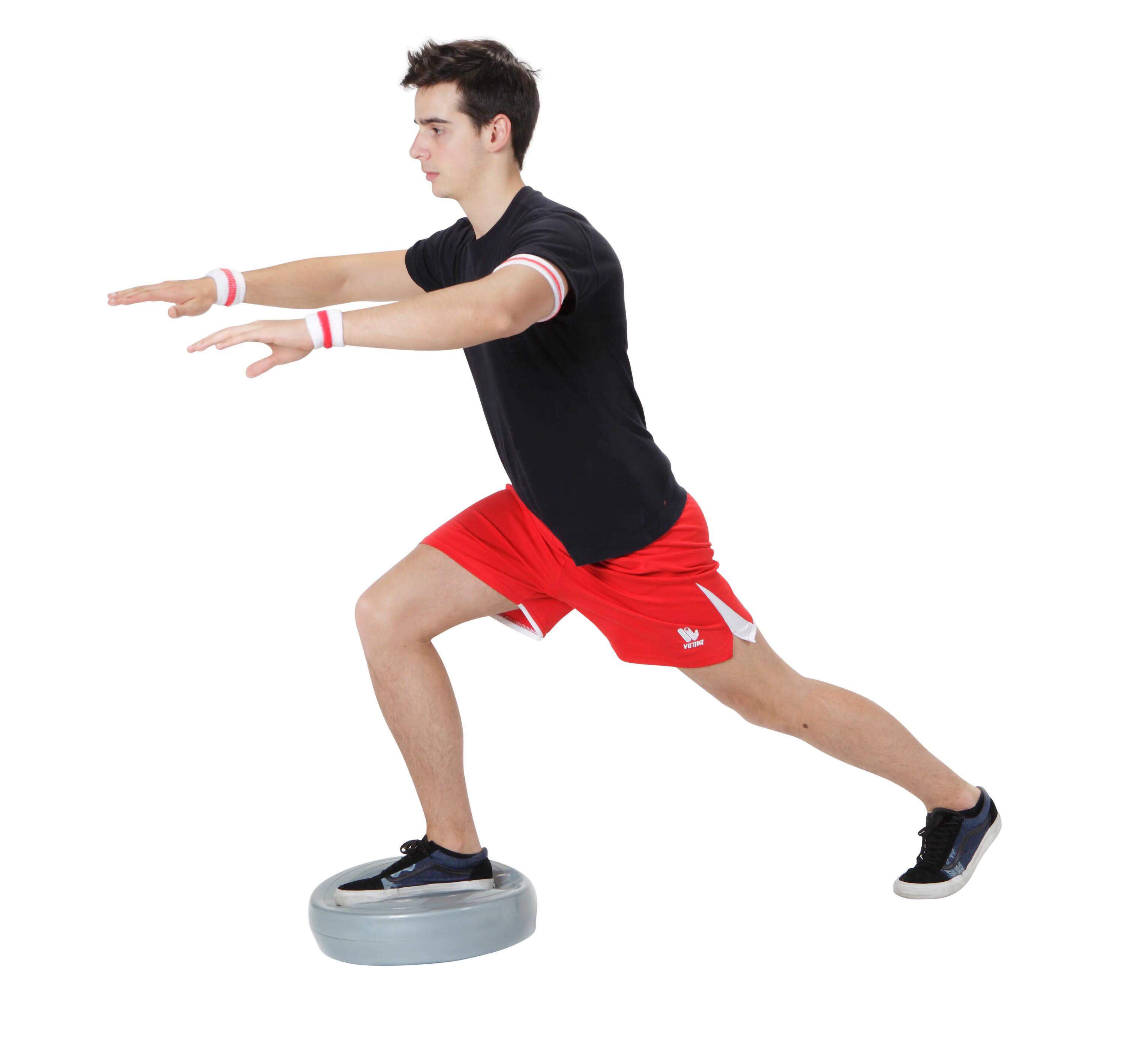 Gymnic Stability Wheel Pedana propriocettiva gonfiabile Ø 40 cm grigia 10/10