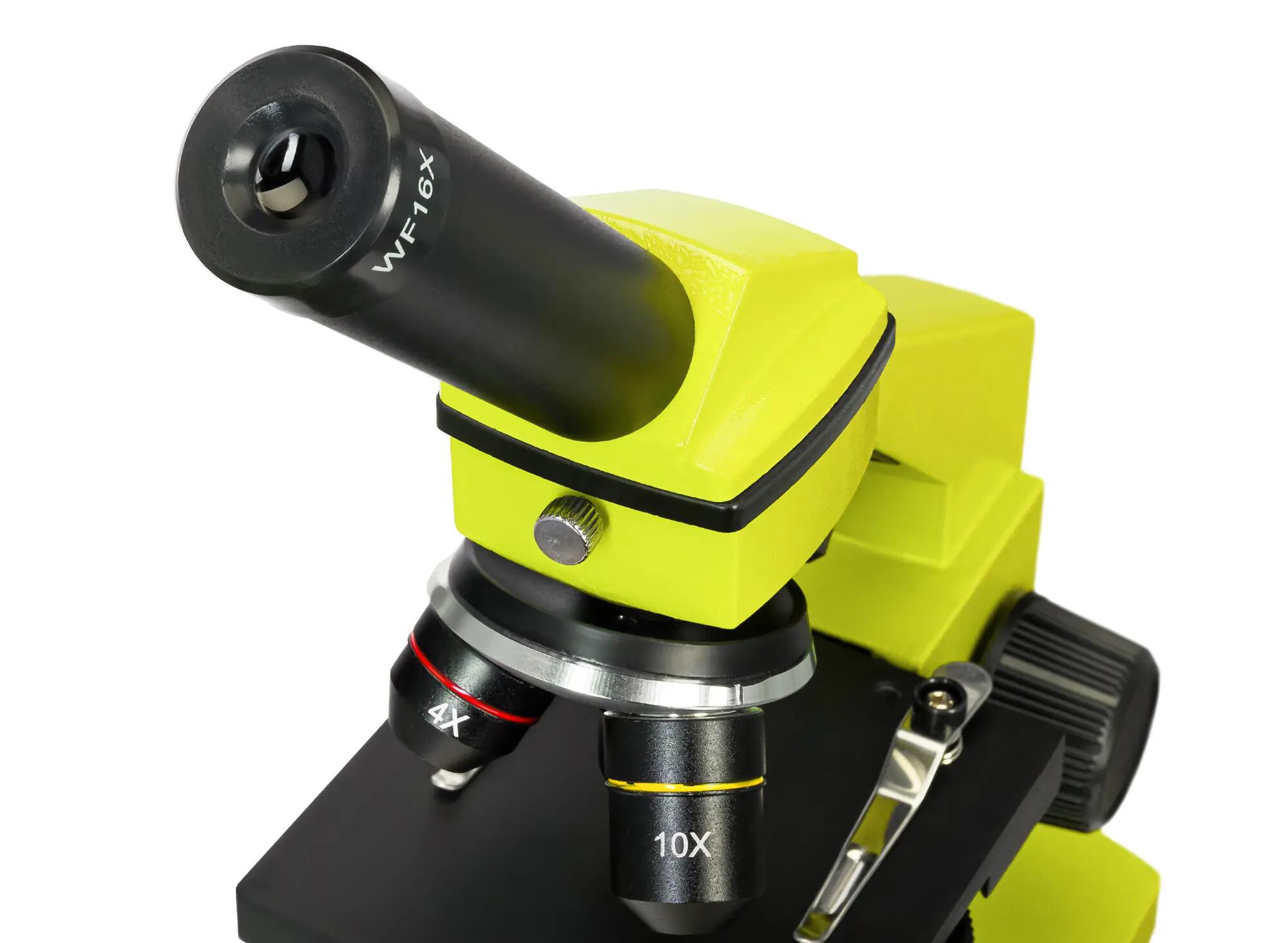 Microscopio Levenhuk Rainbow 2L PLUS Verde limetta con libro in italiano 8/15