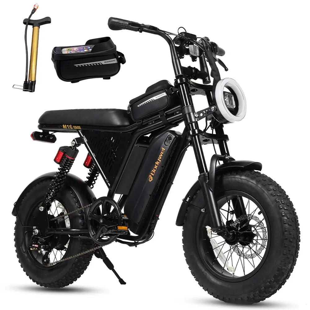 Bicicleta eléctrica Bodywel M16 PRO con  batería de 48 V y 15 Ah 5/6