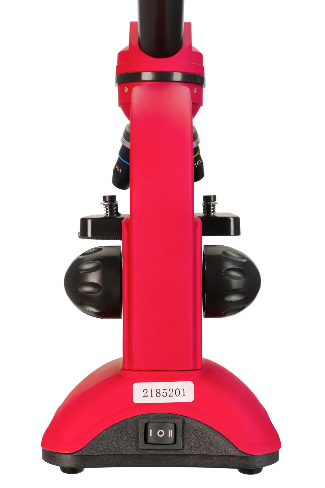 Microscopio monocular - 40–400x - Discovery Nano Terra - Rojo 9/10