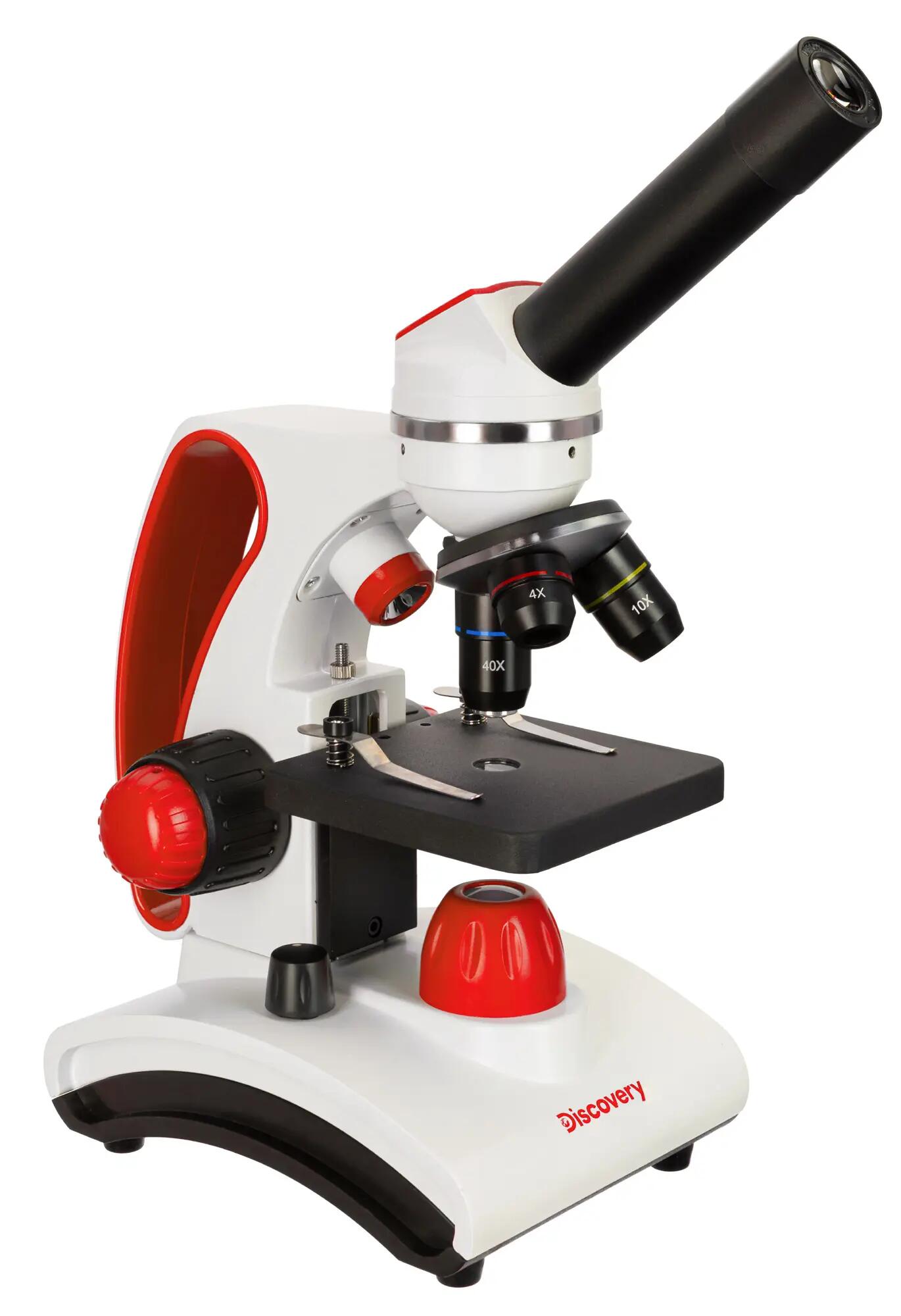 Microscopio Levenhuk Discovery Pico Terra con libro in inglese 8/15