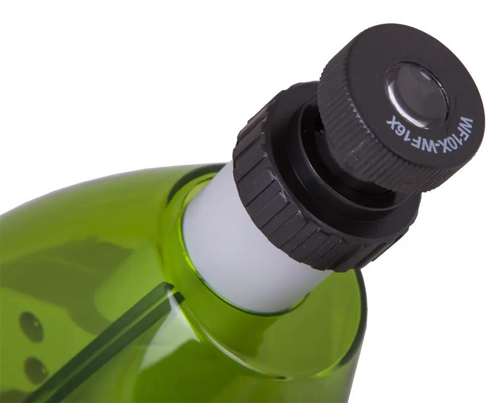 Microscopio Levenhuk LabZZ M101 Verde limetta con libro in bulgaro 6/14
