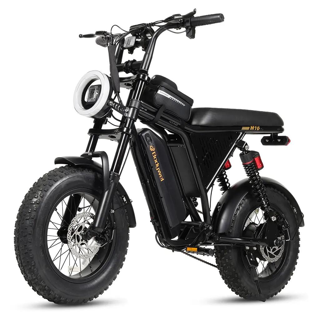 Bicicleta eléctrica Bodywel M16 PRO con  batería de 48 V y 15 Ah 3/6