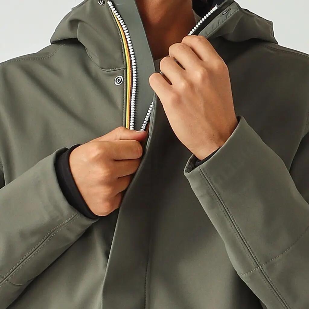 Giacca K-way Modello Marlyn Bonded Colore Verde 4/5