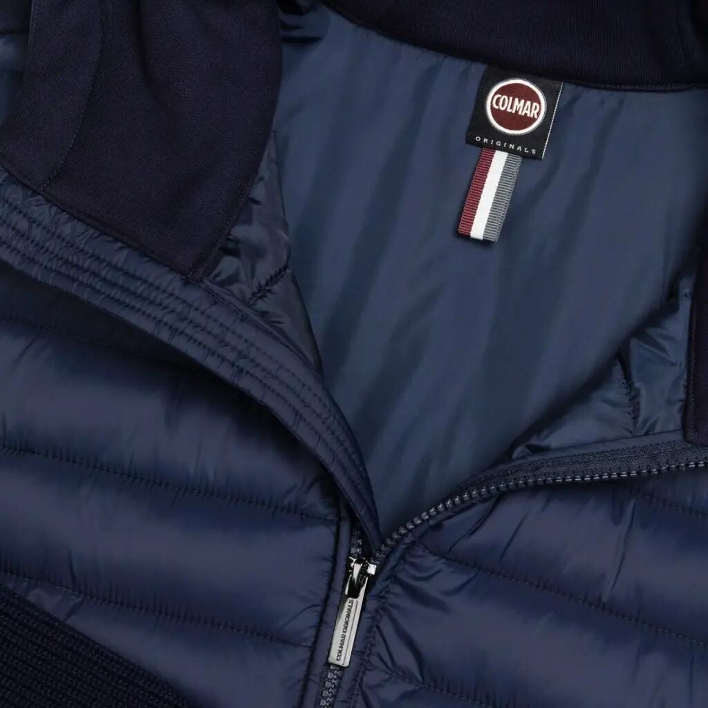 Jaqueta Colmar Modelo 11000012c Multi Material Hoodie Jac Cor Azul 3/5