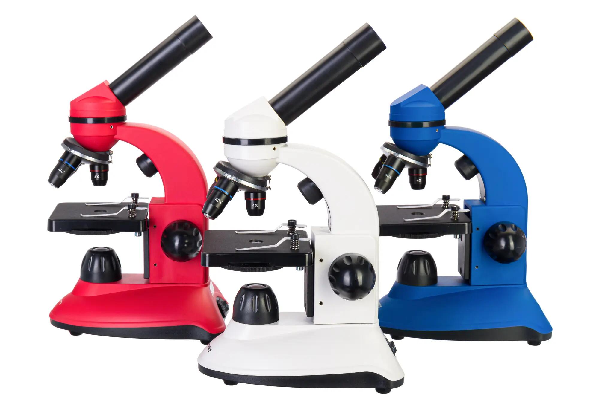 Microscopio monocular - 40–400x - Discovery Nano Terra - Rojo 2/10